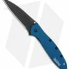 Kershaw Leek Assisted Opening Knife Blue (3" Black) 1660NBBLK