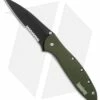 Kershaw Leek Assisted Opening Knife OD Green (3" Black Serr) 1660OLBLKST