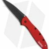 Kershaw Leek Assisted Opening Knife Red (3" Black) 1660RDBLK