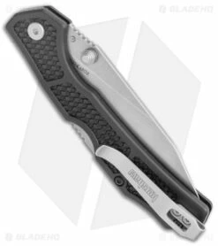 Kershaw Cargo Lockback Folding Knife Black GFN (3.25" Stonewash) 2033 6 Kershaw Cargo Lockback Folding Knife Black GFN (3.25" Stonewash) 2033 -Kershaw Sales Shop Kershaw Lock Back Black SW 8033 jr side