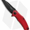 Kershaw Mini Natrix Sub-Frame Lock Knife Red G-10 (2.75" Black) 7006RDBLK