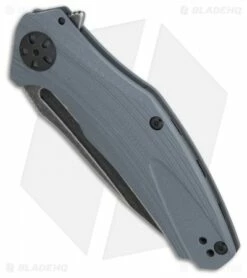 Kershaw Natrix A/O Knife Gray G-10 (3.25" BlackWash) 7007GRYBW -Kershaw Sales Shop Kershaw Natrix AO Gray G10 Blackwash BHQ 82057 er spine