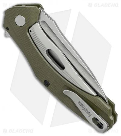 Kershaw Natrix A/O Sub-Frame Lock Knife OD Green G-10 (3.25" Stonewash) 7007OL 2 Kershaw Natrix A/O Sub-Frame Lock Knife OD Green G-10 (3.25" Stonewash) 7007OL - Image 2