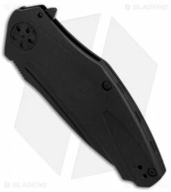 Kershaw Natrix Assisted Opening Sub-Frame Lock Knife Black G-10 (3.25" Black) -Kershaw Sales Shop Kershaw Natrix Black G10 black BHQ 80569 er spine