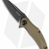 Kershaw Natrix Sub-Frame Lock A/O Knife Tan G-10 (3.25" Black Stonewash)