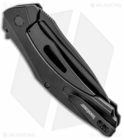 Kershaw Natrix XL Sub-Frame Lock Knife Black G-10 (3.75" Black) 7008BLK -Kershaw Sales Shop Kershaw Natrix XL Sub FL Black G 10 Black 7008BLK BHQ 92275 jr side 2