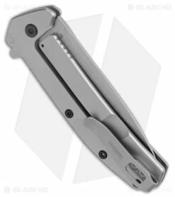 Kershaw Outcome Assisted Opening Knife Steel (3.1" Stonewash) 2044 -Kershaw Sales Shop Kershaw OUTCOME Knife 2044 BHQ 178509 jr side