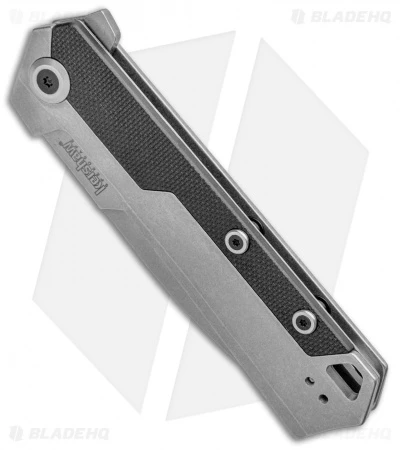 Kershaw Oblivion Assisted Opening Flipper Knife Black GFN (3.5" Stonewash) 3860 2 Kershaw Oblivion Assisted Opening Flipper Knife Black GFN (3.5" Stonewash) 3860 - Image 2