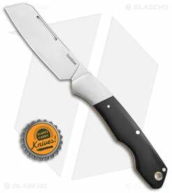 Kershaw Parley Cleaver Slip Joint Knife Black Polished Micarta (3.1" Satin) 4384 -Kershaw Sales Shop Kershaw Parley Cleaver Slip Joint Black Polished Micarta 3in Satin BHQ 139784 td size