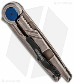 Kershaw Parsec Frame Lock Knife Brown PVD Stainless Steel (3" Brown SW) 2035 -Kershaw Sales Shop Kershaw Parsec FL Brown PVD SS Brown SW 2035 BHQ 101843 jr side 1