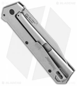 Kershaw Passage Assisted Opening Knife Stainless Steel (3.5" Stonewash) -Kershaw Sales Shop Kershaw Passage KS1361X BHQ 104004 jr side