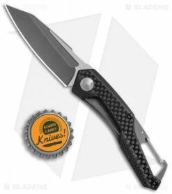 Kershaw Reverb Frame Lock Knife Carabiner Carbon Fiber/G-10 (2.5" Two-Tone) 1220 -Kershaw Sales Shop Kershaw Reverb Carabiner CF G 10 TT 1220 BHQ 52167 jr bottlecap 2