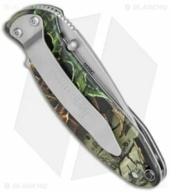 Kershaw Scallion Flipper Knife Tree Camo Aluminum (2.25" Satin) 1620C 6 Kershaw Scallion Flipper Knife Tree Camo Aluminum (2.25" Satin) 1620C -Kershaw Sales Shop Kershaw Scallion Assisted Opening Tree Camo BB 1620C BHQ 0377 jr side