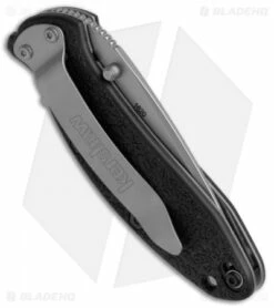 Kershaw Scallion Assisted Opening Knife Black GRN (2.25" Bead Blast) 1620 -Kershaw Sales Shop Kershaw Scallion Black GFN BB 1620 BHQ 0082 jr side