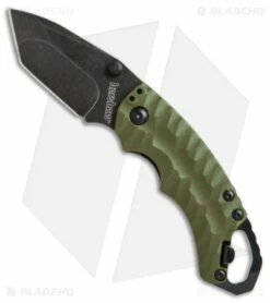 Kershaw Shuffle II Tanto Liner Lock Knife OD Green (2.25" BlackWash) 8750TOLBW