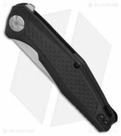 Kershaw Sinkevich Atmos Liner Lock Knife Black G-10/Carbon Fiber (3" Satin) 4037 -Kershaw Sales Shop Kershaw Sinkevich Atoms Black G10 CF satin BHQ 80582 er spine