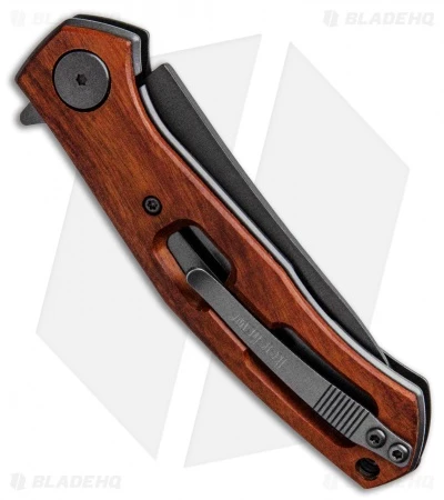 Kershaw Sinkevich Concierge Liner Lock Knife Wood (3.25" Gray) 4020WOOD 2 Kershaw Sinkevich Concierge Liner Lock Knife Wood (3.25" Gray) 4020WOOD - Image 2