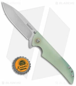 Kershaw Skyline Exclusive Knife Natural Jade G-10 (3.1" SW 20CV) -Kershaw Sales Shop Kershaw Skyline Knife 20CV Natural Jade G 10 SW Exclusive BHQ 49879 jr bottlecap