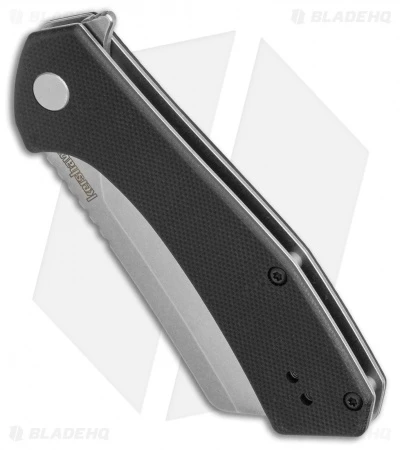 Kershaw Static Cleaver Liner Lock Knife Black G-10 (2.8" SW D2) 2 Kershaw Static Cleaver Liner Lock Knife Black G-10 (2.8" SW D2) - Image 2