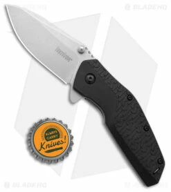 Kershaw Swerve Assisted Opening Knife Black (3" Stonewash) 3850 -Kershaw Sales Shop Kershaw Swerve Assisted OPening Knife SW BHQ 14801 jr bottlecap