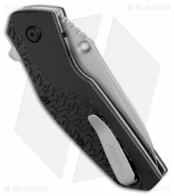 Kershaw Swerve Assisted Opening Knife Black (3" Stonewash) 3850 -Kershaw Sales Shop Kershaw Swerve Assisted OPening Knife SW BHQ 14801 jr side