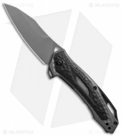 Kershaw Vedder Assisted Opening Knife Black G-10 Overlays (3.25" Gray) 2460