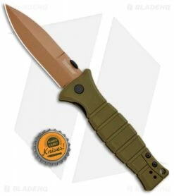 Kershaw XCOM Liner Lock Knife Desert Warrior GFN (3.6" Copper) Exclusive -Kershaw Sales Shop Kershaw XCOM LL Desert Warrior GFN Copper Exclusive 3425DW BHQ 103239 jr bottlecap