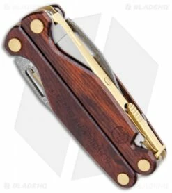 Leatherman Charge Plus Damascus/Wood Multi Tool W/ Nylon Sheath (18-in-1) 832785 -Kershaw Sales Shop Leatherman Charge Plus Wood Damascus CF 832825 BHQ 105665 jr side