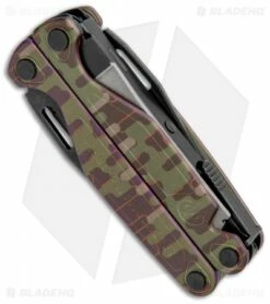 Leatherman Charge Plus Woodland Camo Multi Tool W/ Nylon Sheath (18-in-1) 832706 -Kershaw Sales Shop Leatherman Charge Plus Woodland Camo 832706 BHQ 102953 jr side