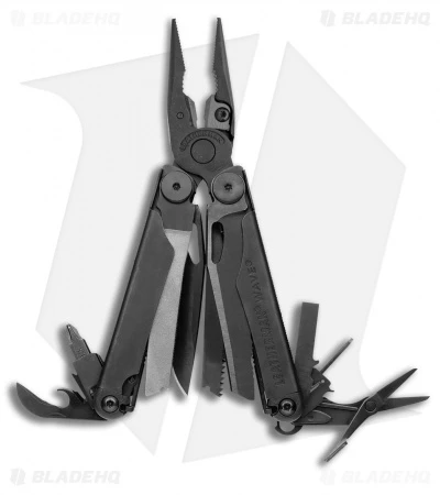Leatherman Wave Black Multi Tool W/ Nylon MOLLE Sheath (17-in-1) 1 Leatherman Wave Black Multi Tool W/ Nylon MOLLE Sheath (17-in-1)