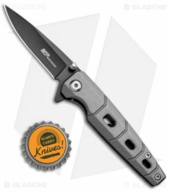 M&P Bodyguard Liner Lock Knife Gray Aluminum (2.6" Gray Ti) 1100068 -Kershaw Sales Shop MP Bodyguard LL Gray Aluminum Gray Ti 1100068 BHQ 93642 jr bottlecap