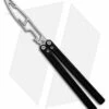 Maxace Phantom Balisong Butterfly Trainer Knife Black Aluminum (4.3" SW)