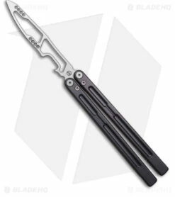 Maxace Phantom Balisong Butterfly Trainer Knife Gray Aluminum (4.3" SW)