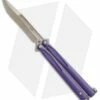 Microtech Tachyon III Balisong Butterfly Purple (4.5" Bronze) 173-13PU