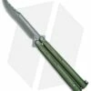 Microtech Tachyon III Balisong Butterfly OD Green (4.5" Serrated Top Swedge OD)