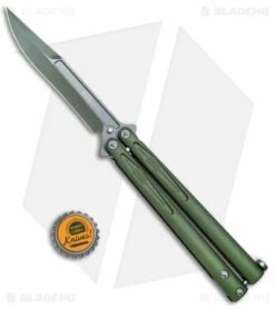 Microtech Tachyon III Balisong Butterfly OD Green (4.5" Sharpened Top Swedge OD) -Kershaw Sales Shop Microtech Tachyon III Balisong Butterfly OD Green Sharpened Top Swedge OD BHQ 77871 jr bottlecap