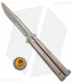 Microtech Tachyon III Balisong Butterfly Knife Tan (4.5" Tan Serr) 173-2TN -Kershaw Sales Shop Microtech Tachyon III Balisong Butterfly Tan Tan 173 2TN BHQ 75229 jr bottlecap