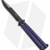Microtech Tachyon III Balisong Butterfly Knife Purple (4.5" Black) 173-1DLCPU