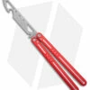 Nabalis The Morse Butterfly Balisong Trainer Red Aluminum (3.75" Steel)