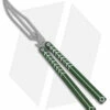 Nabalis + Will Hirsch The Vulp Butterfly Balisong Trainer Green Al (4.4" BB)