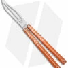 Nabalis + Will Hirsch The Vulp Butterfly Balisong Trainer Orange Al (4.4" BB)