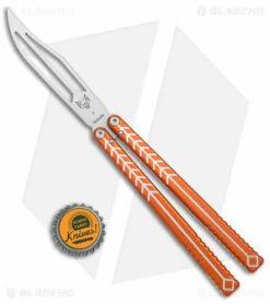 Nabalis + Will Hirsch The Vulp Butterfly Balisong Trainer Orange Al (4.4" BB) -Kershaw Sales Shop Nabalis Will Hirsch The Vulp Butterfly Balisong Trainer Orange BB BHQ 174998 jr bottlecap