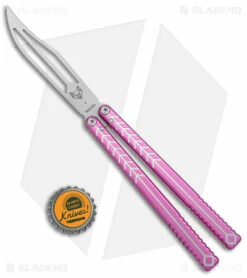 Nabalis + Will Hirsch The Vulp Butterfly Balisong Trainer Pink Al (4.4" BB) -Kershaw Sales Shop Nabalis Will Hirsch The Vulp Butterfly Balisong Trainer Pink BB BHQ 175002 jr bottlecap