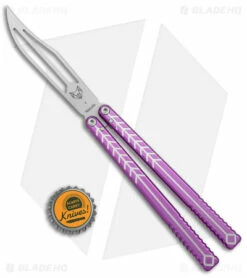 Nabalis + Will Hirsch The Vulp Butterfly Balisong Trainer Purple Al (4.4" BB) -Kershaw Sales Shop Nabalis Will Hirsch The Vulp Butterfly Balisong Trainer Purple BB BHQ 175005 jr bottlecap