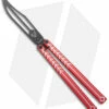 Nabalis + Will Hirsch The Vulp Butterfly Balisong Trainer Red (4.4" Black)