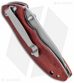 Old Timer Assisted Opening Knife Rosewood (3" Bead Blast) 1100030 -Kershaw Sales Shop Old Timer Assisted Opening Rosewood BB 1100030 BHQ 93620 jr side