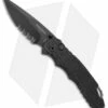Pro-Tech Lerch TR-5 Spring Assisted Knife Black Feathered (3.25" Black Serr)