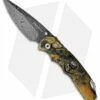 Pro-Tech Lerch TR-5 Skull Custom Spring Assisted Knife Splash (3.25" Damascus)