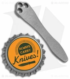 REK Spyderco Clip - Polished Stonewash -Kershaw Sales Shop Razor Edge Knives Spyderco Clip Polished SW BHQ 124785 jr bottlecap