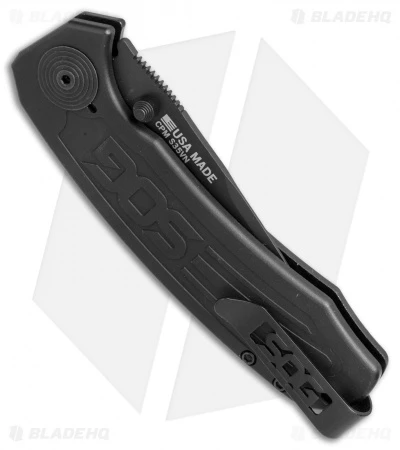 SOG Banner Spring Assisted Knife Black Aluminum (3.5" Black) BA1001 3 SOG Banner Spring Assisted Knife Black Aluminum (3.5" Black) BA1001 - Image 3